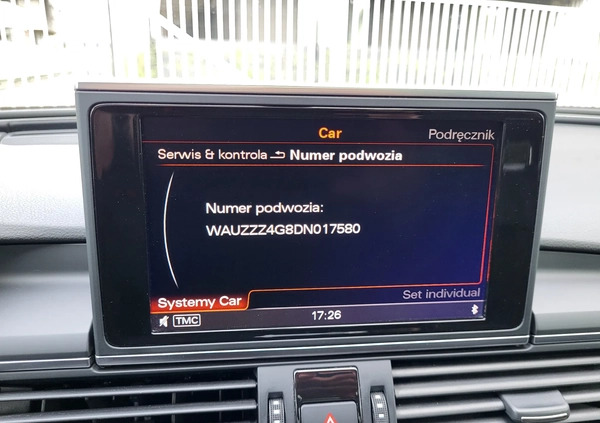 Audi A6 cena 83500 przebieg: 239466, rok produkcji 2012 z Warszawa małe 781
